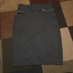 Pencil skirt above knee length